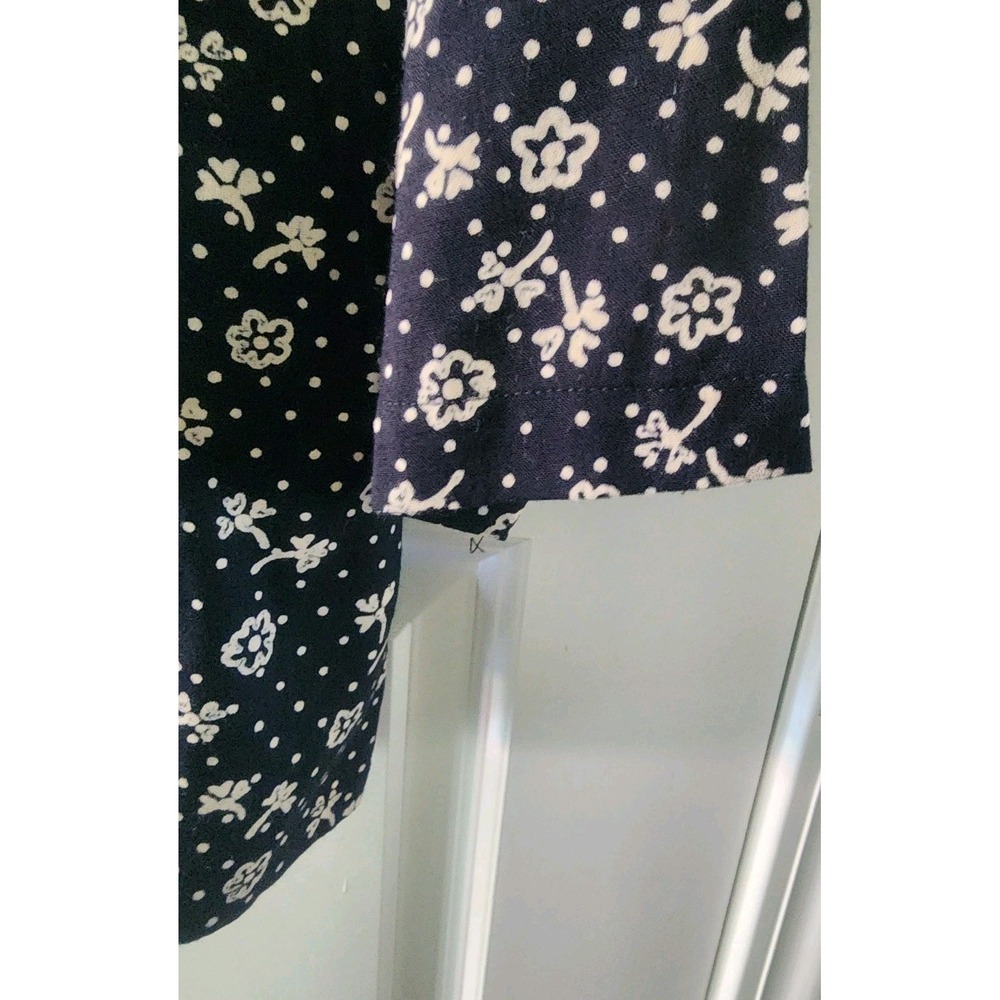 Phool Floral Made In India Women's Shirt Dress Size Small NWT Black Button Up - Picture 6 of 7
